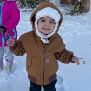 Sold on another platform 🧥Infants Carhart jacket 🧥 and Carhartt Bid Overalls👖